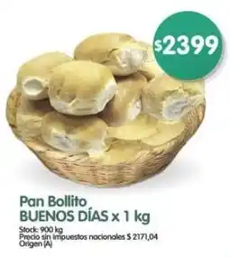 Supermercados Buenos Días Buenos días pan bollito oferta