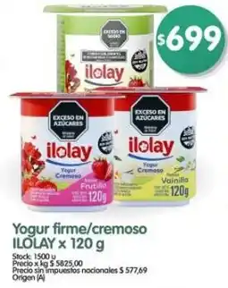 Supermercados Buenos Días Ilolay yogur firme/cremoso oferta