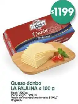 Supermercados Buenos Días La paulina queso danbo oferta