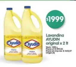 Supermercados Buenos Días Ayudin lavandina original oferta