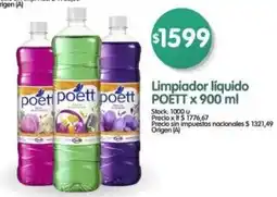 Supermercados Buenos Días Poet limpiador líquido oferta