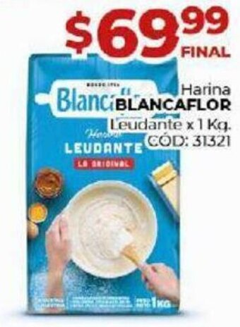 Diarco Harina Blancaflor Leudante x 1 Kg oferta