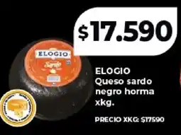 Supermayorista Vital Elogio queso sardo negro horma oferta