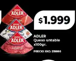 Supermayorista Vital Adler queso untable oferta
