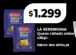 Supermayorista Vital La serenisima queso rallado sobre oferta