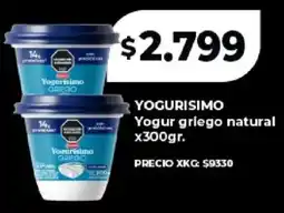 Supermayorista Vital Yogurisimo yogur griego natural oferta