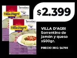 Supermayorista Vital Villa d'agri sorrentino de jamón y queso oferta