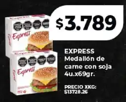 Supermayorista Vital Express medallón de carne con soja oferta