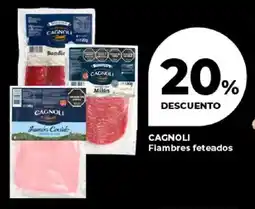 Supermayorista Vital Cagnoli flambres feteados oferta