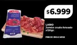 Supermayorista Vital Lario jamón crudo feteado oferta