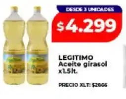 Supermayorista Vital Legitimo aceite girasol oferta