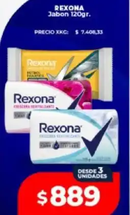 Supermayorista Vital Rexona jabon oferta