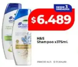 Supermayorista Vital H&s shampoo oferta