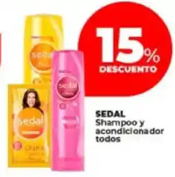 Supermayorista Vital Sedal shampoo y acondicionador todos oferta