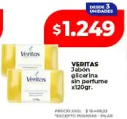 Supermayorista Vital Veritas jabón glicerina sin perfume oferta