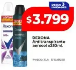 Supermayorista Vital Rexona antitranspirante aerosol oferta