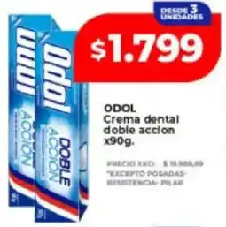 Supermayorista Vital Odol crema dental doble accion oferta