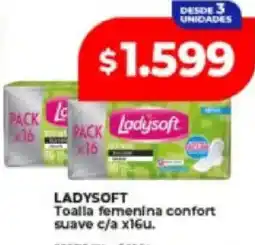 Supermayorista Vital Ladysoft toalla femenina confort suave c/a oferta