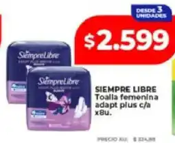Supermayorista Vital Siempre libre toalla femenina calipso adapt plus c/a oferta