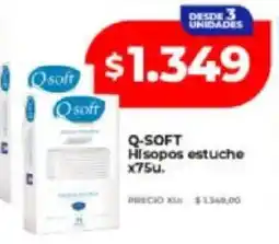 Supermayorista Vital Q-soft hisopos estuche oferta