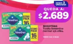 Supermayorista Vital Nosotras toalla femenina normal c/a oferta