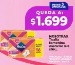 Supermayorista Vital Nosotras toalla femenina esencial sua oferta
