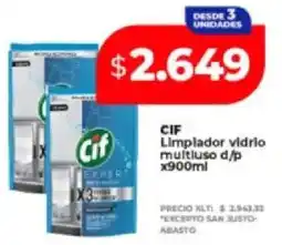Supermayorista Vital Cif limplador vidrio multiuso d/p oferta