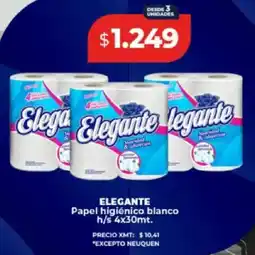 Supermayorista Vital Elegante papel higiénico blanco h/s oferta