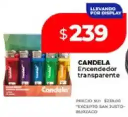 Supermayorista Vital Candela encendedor transparente oferta