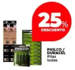 Supermayorista Vital Philco duracel pilas todas oferta
