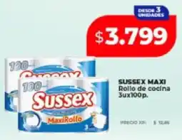 Supermayorista Vital Sussex maxi rollo de cocina oferta