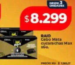 Supermayorista Vital Raid cebo mata cucarachas max oferta