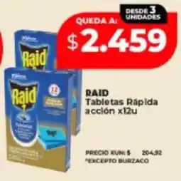 Supermayorista Vital Raid tabletas rápida acción oferta