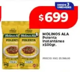 Supermayorista Vital Molinos ala polenta instantánea oferta