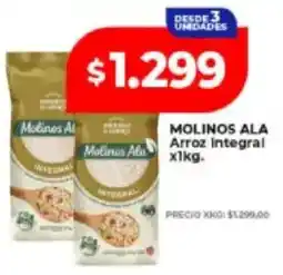 Supermayorista Vital Molinos ala arroz integral oferta