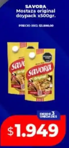 Supermayorista Vital Savora mostaza original doypack oferta