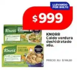 Supermayorista Vital Knorr caldo verdura deshidratado oferta