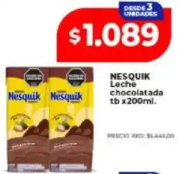 Supermayorista Vital Nesquik leche chocolatada tb oferta