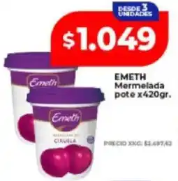 Supermayorista Vital Emeth mermelada pote oferta