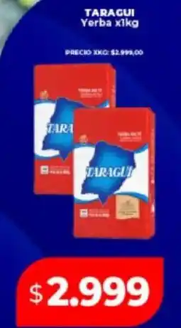 Supermayorista Vital Taragui yerba oferta