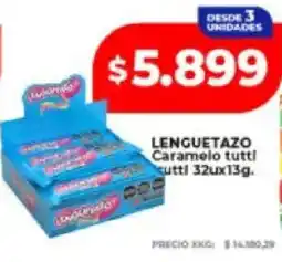 Supermayorista Vital Lenguetazo caramelo tutti cuttl oferta