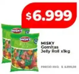 Supermayorista Vital Misky gomitas jelly roll oferta