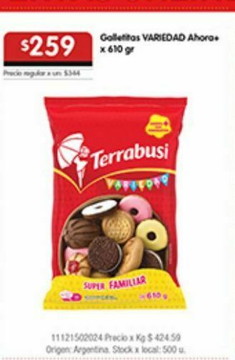 Disco Galletas terrabusi oferta