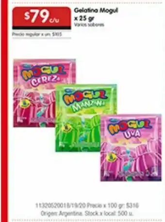 Disco Gelatina mogul oferta