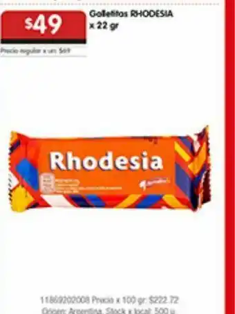 Disco Galletas rhodesia oferta
