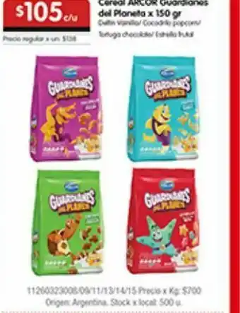 Disco Cereales arcor oferta