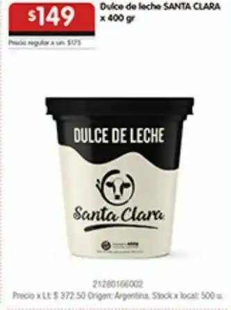 Disco Dulce de leche santa clara oferta