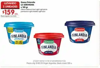 Disco Queso finlandia la serenísima oferta