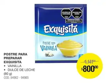 Exquisita postre para preparar