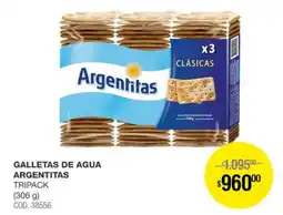 Atomo Conviene Argentitas galletas de agua tripack oferta